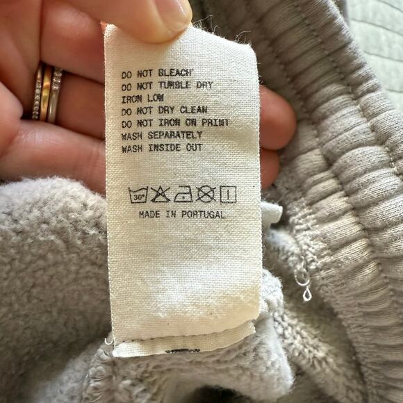 Pangaia XXS Recycled Organic Cotton Track Pants Beige Joggers - Picture 8 of 9